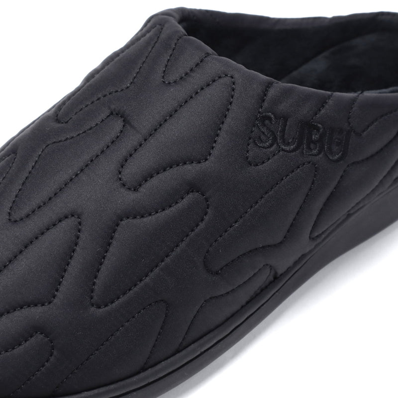 【正規取扱店】 SUBU サンダル メンズ レディース 冬 スブ ブラック 冬用 秋冬 サンダル ブランド おしゃれ オフィス あったか 暖かい 外履き 室内 ルームシューズ 起毛 スリッパ スリッポン ORIGINALS OUTLINE SB013