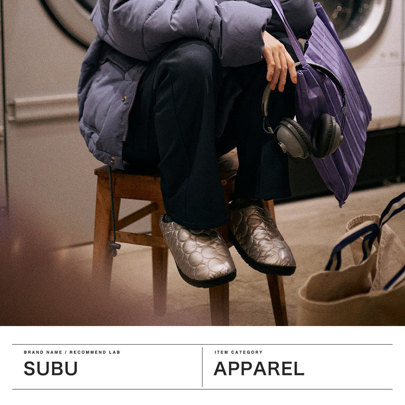 【正規取扱店】 SUBU サンダル メンズ レディース 冬 スブ ブラック 冬用 秋冬 サンダル ブランド おしゃれ オフィス あったか 暖かい 外履き 室内 ルームシューズ 起毛 スリッパ スリッポン ORIGINALS OUTLINE SB027