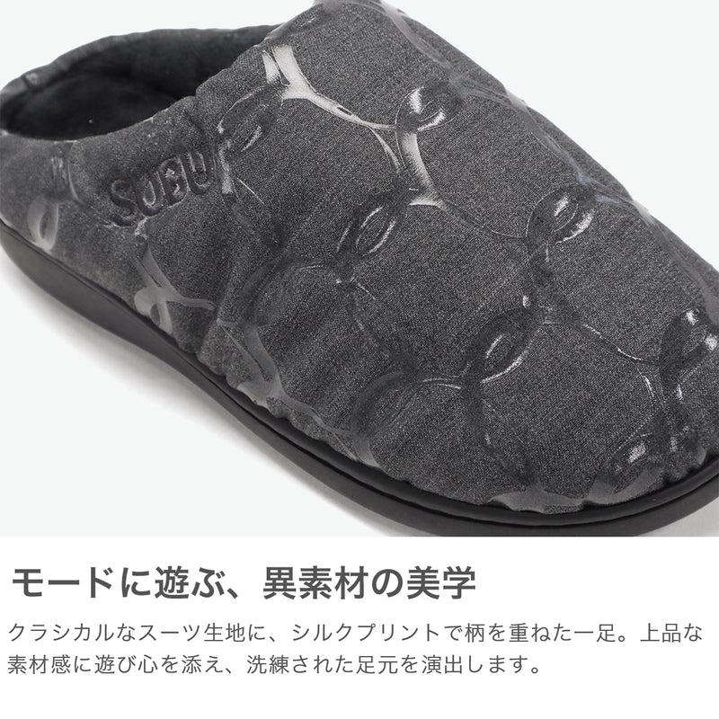 【正規取扱店】 SUBU サンダル メンズ レディース 冬 厚底 スブ ブランド おしゃれ 黒 暖かい 秋冬 シューズ スリッパ ホラー 限定 HORROR DOTS FRANKEN  SB035