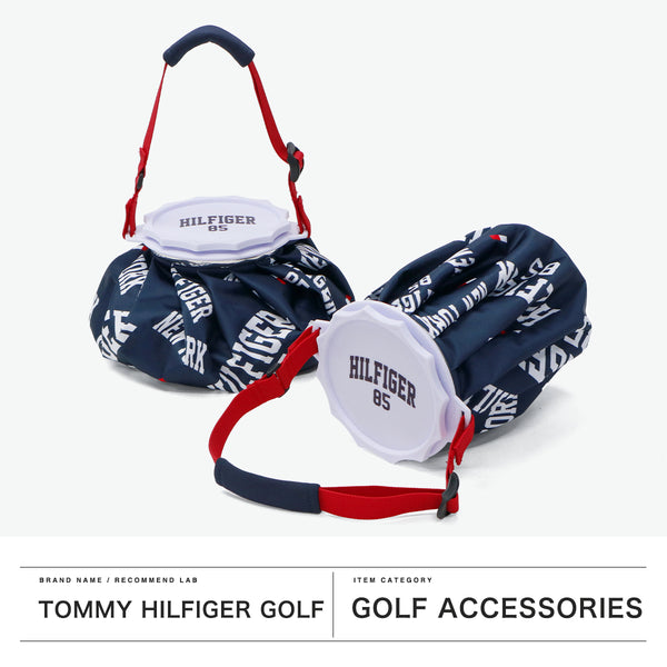 トミー ヒルフィガー ゴルフ 氷嚢 TOMMY HILFIGER GOLF 氷のう ひょうのう アイスパック スポーツ 大きめ おしゃれ 持ち運び ストラップ付き 冷却 熱中症対策 首 冷却 クールダウン ロゴ 9.5cm 大口径 THMG4FEE
