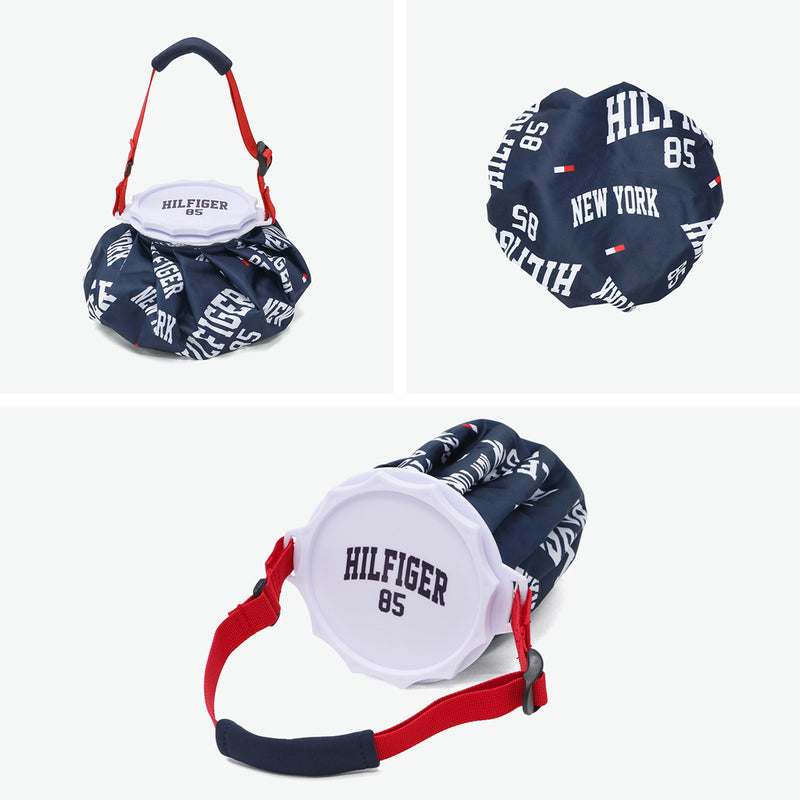 トミー ヒルフィガー ゴルフ 氷嚢 TOMMY HILFIGER GOLF 氷のう ひょうのう アイスパック スポーツ 大きめ おしゃれ 持ち運び ストラップ付き 冷却 熱中症対策 首 冷却 クールダウン ロゴ 9.5cm 大口径 THMG4FEE