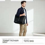 トミー ヒルフィガー ゴルフ トートバッグ メンズ レディース A4 B4 大きめ TOMMY HILFIGER GOLF 軽量 大容量 カジュアル ブランド 横 自立 トート バッグ 持ち手 長め 合皮 FACE THMG3FB5