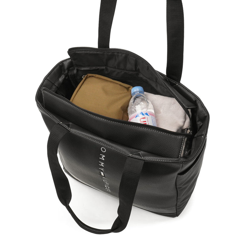トミー ヒルフィガー ゴルフ トートバッグ メンズ レディース A4 B4 大きめ TOMMY HILFIGER GOLF 軽量 大容量 カジュアル ブランド 横 自立 トート バッグ 持ち手 長め 合皮 FACE THMG3FB5
