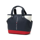 トミー ヒルフィガー ゴルフ カートバッグ メンズ レディース 小さめ トートバッグ TOMMY HILFIGER GOLF 軽量 カジュアル ブランド 自立 トート バッグ 合皮 小さい A5 ラウンドバッグ FACE THMG3FBD