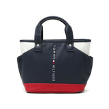 トミー ヒルフィガー ゴルフ カートバッグ メンズ レディース 小さめ トートバッグ TOMMY HILFIGER GOLF 軽量 カジュアル ブランド 自立 トート バッグ 合皮 小さい A5 ラウンドバッグ FACE THMG3FBD