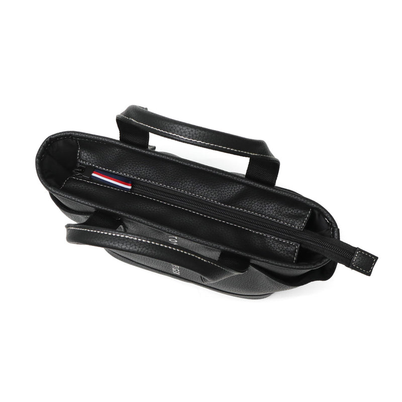 トミー ヒルフィガー ゴルフ カートバッグ メンズ レディース 小さめ トートバッグ TOMMY HILFIGER GOLF 軽量 カジュアル ブランド 自立 トート バッグ 合皮 小さい A5 ラウンドバッグ FACE THMG3FBD