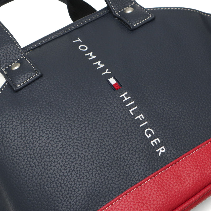 トミー ヒルフィガー ゴルフ カートバッグ メンズ レディース 小さめ トートバッグ TOMMY HILFIGER GOLF 軽量 カジュアル ブランド 自立 トート バッグ 合皮 小さい A5 ラウンドバッグ FACE THMG3FBD