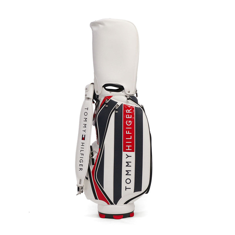 トミー ヒルフィガー ゴルフ キャディバッグ メンズ レディース TOMMY HILFIGER GOLF おしゃれ 5分割 9型 46インチ 合皮 フード ブランド フェイスカートキャディバッグ カートキャディバッグ FACE THMG3FC4