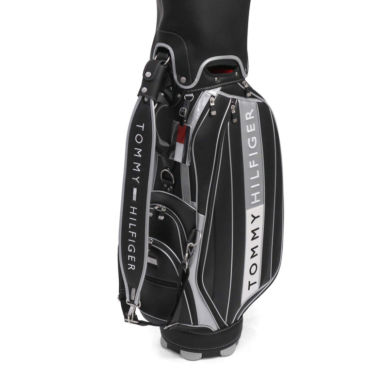 トミー ヒルフィガー ゴルフ キャディバッグ メンズ レディース TOMMY HILFIGER GOLF おしゃれ 5分割 9型 46インチ 合皮 フード ブランド フェイスカートキャディバッグ カートキャディバッグ FACE THMG3FC4