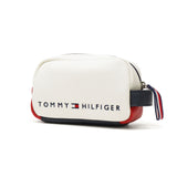 トミー ヒルフィガー ゴルフ ゴルフポーチ ブランド ポーチ メンズ 小物入れ 小さめ 自立 TOMMY HILFIGER GOLF 小物 入れ 合皮 ボール入れ ラウンドポーチ ミニポーチ FACE THMG1FBH