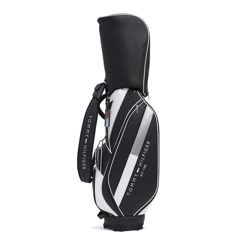 トミー ヒルフィガー ゴルフ キャディバッグ メンズ レディース TOMMY HILFIGER GOLF おしゃれ 9.0型 9型 46インチ 5分割 軽量 カート カート型 合皮 キャディ バッグ カートキャディバッグ ベーシック THMG4SC5
