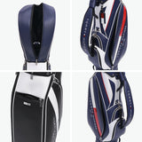 トミー ヒルフィガー ゴルフ キャディバッグ メンズ レディース TOMMY HILFIGER GOLF おしゃれ 9.0型 9型 46インチ 5分割 軽量 カート カート型 合皮 キャディ バッグ カートキャディバッグ ベーシック THMG4SC5