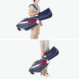 トミー ヒルフィガー ゴルフ キャディバッグ メンズ レディース TOMMY HILFIGER GOLF おしゃれ 9.0型 9型 46インチ 5分割 軽量 カート カート型 合皮 キャディ バッグ カートキャディバッグ ベーシック THMG4SC5
