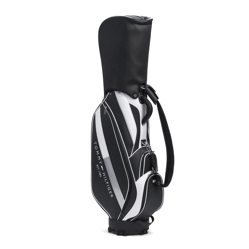 トミー ヒルフィガー ゴルフ キャディバッグ メンズ レディース TOMMY HILFIGER GOLF おしゃれ 9.0型 9型 46インチ 5分割 軽量 カート カート型 合皮 キャディ バッグ カートキャディバッグ ベーシック THMG4SC5