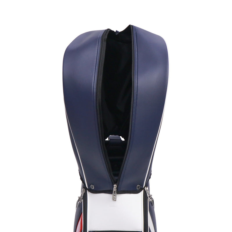 トミー ヒルフィガー ゴルフ キャディバッグ メンズ レディース TOMMY HILFIGER GOLF おしゃれ 9.0型 9型 46インチ 5分割 軽量 カート カート型 合皮 キャディ バッグ カートキャディバッグ ベーシック THMG4SC5