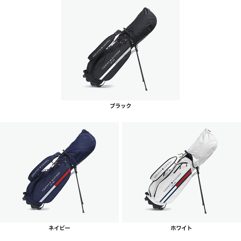 トミー ヒルフィガー ゴルフ キャディバッグ メンズ レディース TOMMY HILFIGER GOLF おしゃれ 9.0型 9型 46インチ 4分割 軽量 スタンド スタンド型 キャディ バッグ ベーシックスタンドアップキャディバッグ THMG4SC6