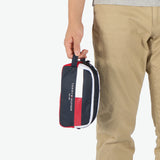 トミー ヒルフィガー ゴルフ ポーチ メンズ レディース 大きめ 小物入れ ブランド マチあり TOMMY HILFIGER GOLF マチ マチ付き おしゃれ 小物 入れ ラウンドポーチ 2層 シグネチャーポーチ THMG4SEB