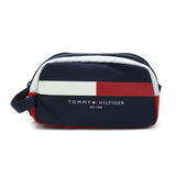 トミー ヒルフィガー ゴルフ ポーチ メンズ レディース 大きめ 小物入れ ブランド マチあり TOMMY HILFIGER GOLF マチ マチ付き おしゃれ 小物 入れ ラウンドポーチ 2層 シグネチャーポーチ THMG4SEB