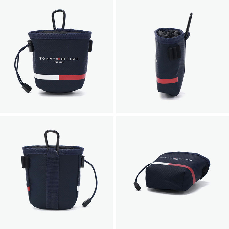 トミー ヒルフィガー ゴルフ ポーチ メンズ レディース 小物入れ ブランド マチあり TOMMY HILFIGER GOLF おしゃれ 小物 入れ ボール 距離計 スコープケース 小さめ ボールポーチ ポーチシグネチャー THMG4FEW