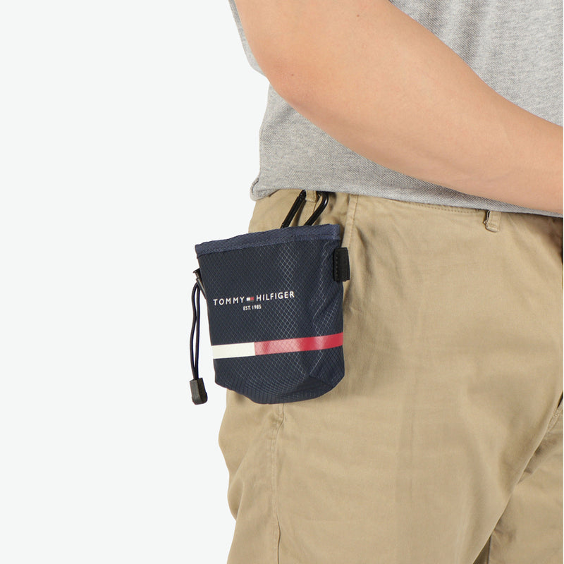 トミー ヒルフィガー ゴルフ ポーチ メンズ レディース 小物入れ ブランド マチあり TOMMY HILFIGER GOLF おしゃれ 小物 入れ ボール 距離計 スコープケース 小さめ ボールポーチ ポーチシグネチャー THMG4FEW