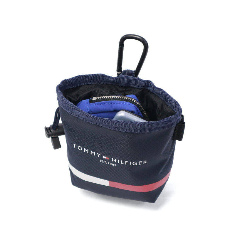 トミー ヒルフィガー ゴルフ ポーチ メンズ レディース 小物入れ ブランド マチあり TOMMY HILFIGER GOLF おしゃれ 小物 入れ ボール 距離計 スコープケース 小さめ ボールポーチ ポーチシグネチャー THMG4FEW