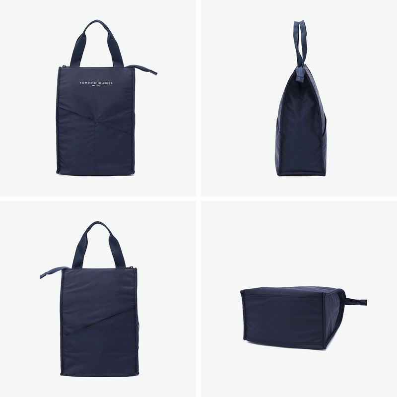 Tommy Hilfiger Golf Tote Bag for Men and Women Zipper A4 Large TOMMY HILFIGER GOLF Cold Insulation Bag Cooler Bag PET Bottle Vertical Vertical Brand Cool Bag Tote THMG4FEZ