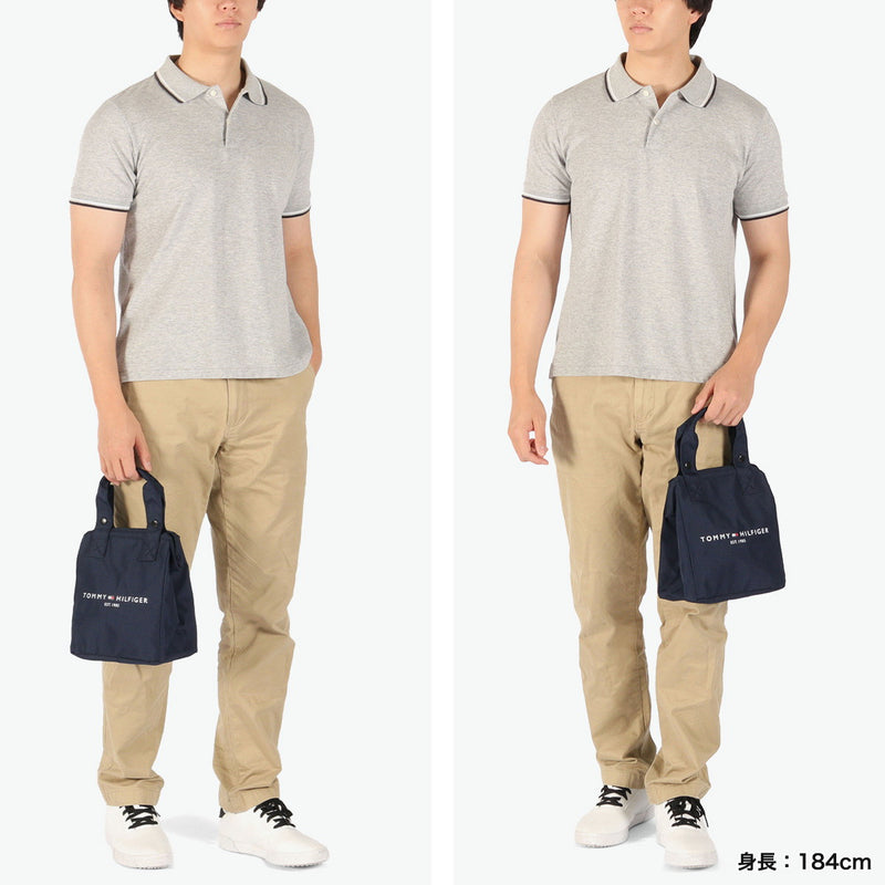 トミー ヒルフィガー ゴルフ 保冷バッグ 小さめ TOMMY HILFIGER GOLF おしゃれ ブランド クーラーバッグ 保冷 バッグ お弁当バッグ お弁当 ランチ 弁当 アウトドア 500ml ペットボトル クールバッグ ハンドル THMG4SEE