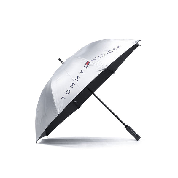 トミー ヒルフィガー ゴルフ 傘 メンズ レディース 晴雨兼用 TOMMY HILFIGER GOLF 大きい 大きめ 日傘 遮光 UVカット ブランド 長傘 丈夫 内側 黒 ゴルフパラソル 軽量 手動 65cm THMG5SK2