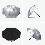 トミー ヒルフィガー ゴルフ 傘 メンズ レディース 晴雨兼用 TOMMY HILFIGER GOLF 大きい 大きめ 日傘 遮光 UVカット ブランド 長傘 丈夫 内側 黒 ゴルフパラソル 軽量 手動 65cm THMG5SK2