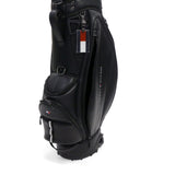 トミー ヒルフィガー ゴルフ キャディバッグ メンズ レディース 9.0型 TOMMY HILFIGER GOLF おしゃれ キャスター付き タイヤ付き 46インチ 5分割 合皮 カート カート型 キャスターキャディバッグ ユースフル THMG5FC2