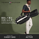 トミー ヒルフィガー ゴルフ キャディバッグ メンズ レディース 9.0型 TOMMY HILFIGER GOLF おしゃれ 46インチ 5分割 合皮 カート カート型 フェイスカートキャディバッグ カートキャディバッグ FACE THMG6SC2