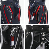 トミー ヒルフィガー ゴルフ キャディバッグ メンズ レディース 9.0型 TOMMY HILFIGER GOLF おしゃれ 46インチ 5分割 合皮 カート カート型 フェイスカートキャディバッグ カートキャディバッグ FACE THMG6SC2