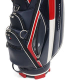 トミー ヒルフィガー ゴルフ キャディバッグ メンズ レディース 9.0型 TOMMY HILFIGER GOLF おしゃれ 46インチ 5分割 合皮 カート カート型 フェイスカートキャディバッグ カートキャディバッグ FACE THMG6SC2