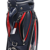 トミー ヒルフィガー ゴルフ キャディバッグ メンズ レディース 9.0型 TOMMY HILFIGER GOLF おしゃれ 46インチ 5分割 合皮 カート カート型 フェイスカートキャディバッグ カートキャディバッグ FACE THMG6SC2