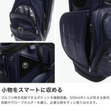 トミー ヒルフィガー ゴルフ キャディバッグ メンズ レディース 9.0型 TOMMY HILFIGER GOLF おしゃれ 46インチ 5分割 合皮 スタンド スタンド型 キャディーバッグ スタンドキャディバッグ ユースフル THMG6SC5