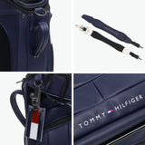 トミー ヒルフィガー ゴルフ キャディバッグ メンズ レディース 9.0型 TOMMY HILFIGER GOLF おしゃれ 46インチ 5分割 合皮 スタンド スタンド型 キャディーバッグ スタンドキャディバッグ ユースフル THMG6SC5