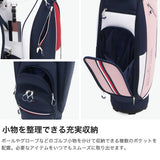 トミー ヒルフィガー ゴルフ キャディバッグ メンズ レディース 9.0型 TOMMY HILFIGER GOLF おしゃれ 46インチ 4分割 合皮 カート カート型 キャディーバッグ カートキャディバッグ エッセンシャル THMG6SC6