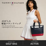 トミー ヒルフィガー ゴルフ カートバッグ トートバッグ メンズ レディース ファスナー付き 小さめ おしゃれ ブランド TOMMY HILFIGER GOLF ポケット付き A5 カジュアル 軽量 ラウンドバッグ FACE THMG6ST2