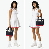 トミー ヒルフィガー ゴルフ カートバッグ トートバッグ メンズ レディース ファスナー付き 小さめ おしゃれ ブランド TOMMY HILFIGER GOLF ポケット付き A5 カジュアル 軽量 ラウンドバッグ FACE THMG6ST2