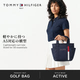 トミー ヒルフィガー ゴルフ カートバッグ トートバッグ メンズ レディース ファスナー付き 小さめ おしゃれ ブランド TOMMY HILFIGER GOLF ポケット付き A5 カジュアル 軽量 ラウンドバッグ エッセンシャル THMG6ST9