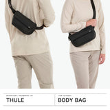 【正規品2年保証】 スーリー ボディバッグ メンズ レディース スリングバッグ 小さめ THULE ブランド シンプル 斜めがけ バッグ 横型 軽量 フラップ マグネット ナイロン 旅行 EnRoute Sling Bag 2L TESB5102
