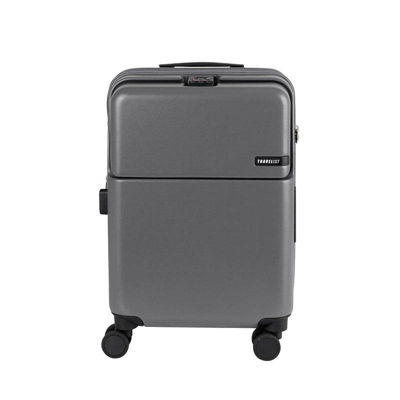 【正規品3年保証】 トラベリスト スーツケース 機内持ち込み Sサイズ フロントオープン TRAVELIST ワンタッチ トップオープン 拡張 軽量 ストッパー スマホスタンド ドリンクホルダー TSAロック 35～43L 4～5泊 ファースト