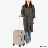 【正規品3年保証】 トラベリスト スーツケース 機内持ち込み Sサイズ フロントオープン TRAVELIST ワンタッチ トップオープン 拡張 軽量 ストッパー スマホスタンド ドリンクホルダー TSAロック 35～43L 4～5泊 ファースト