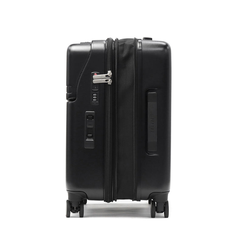 【正規品3年保証】 トラベリスト スーツケース 機内持ち込み Sサイズ フロントオープン TRAVELIST ワンタッチ トップオープン 拡張 軽量 ストッパー スマホスタンド ドリンクホルダー TSAロック 35～43L 4～5泊 ファースト