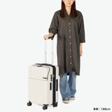 【正規品3年保証】 トラベリスト スーツケース Mサイズ フロントオープン TRAVELIST ワンタッチ トップオープン 拡張 軽量 ストッパー スマホスタンド ドリンクホルダー TSAロック 51～61L 5～6泊 ファースト