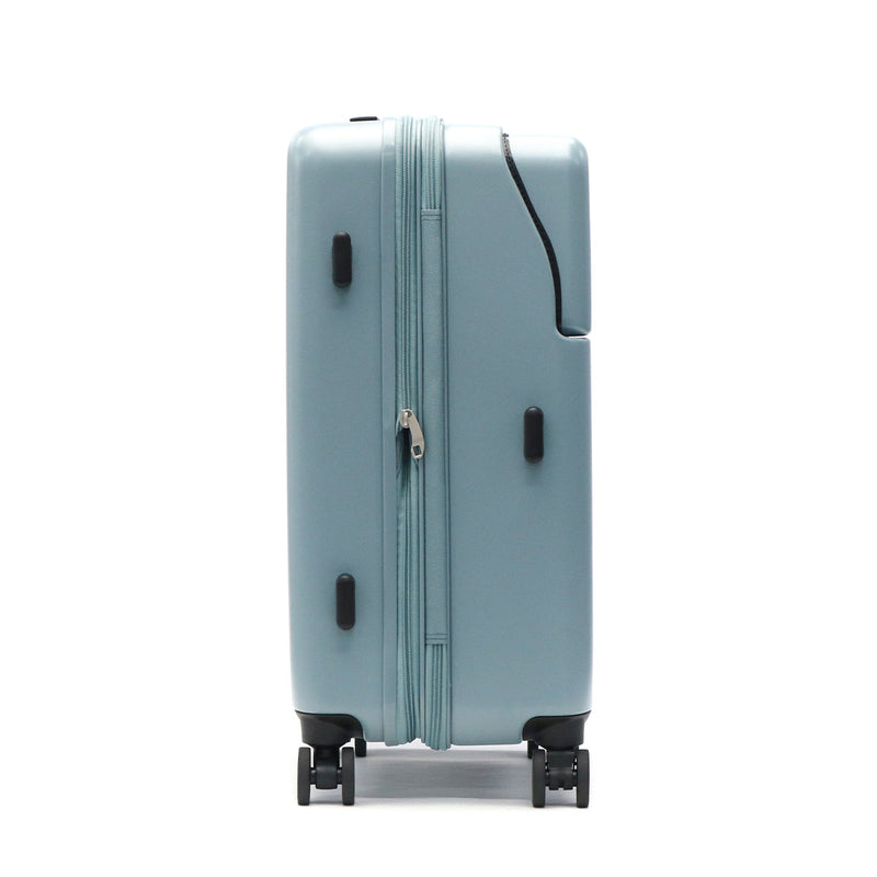 【正規品3年保証】 トラベリスト スーツケース Mサイズ フロントオープン TRAVELIST ワンタッチ トップオープン 拡張 軽量 ストッパー スマホスタンド ドリンクホルダー TSAロック 51～61L 5～6泊 ファースト