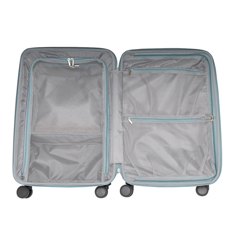 【正規品3年保証】 トラベリスト スーツケース Mサイズ フロントオープン TRAVELIST ワンタッチ トップオープン 拡張 軽量 ストッパー スマホスタンド ドリンクホルダー TSAロック 51～61L 5～6泊 ファースト