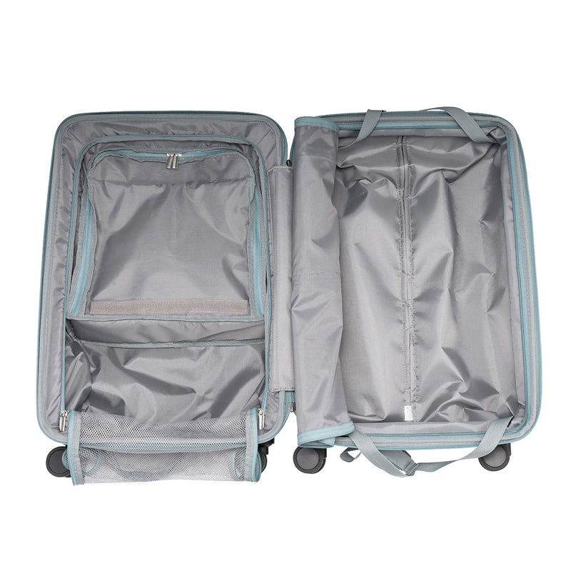 【正規品3年保証】 トラベリスト スーツケース Mサイズ フロントオープン TRAVELIST ワンタッチ トップオープン 拡張 軽量 ストッパー スマホスタンド ドリンクホルダー TSAロック 51～61L 5～6泊 ファースト