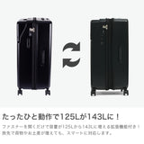 【正規品3年保証】 トラベリスト スーツケース フロントオープン TRAVELIST ファースト LL ストッパー 大容量 拡張 軽量 ワンタッチ トップオープン スマホスタンド TSAロック 125L 143L 12泊 13泊 14泊 76-25170
