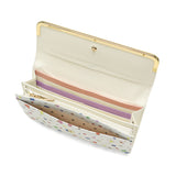 ツモリチサト 長財布 レディース tsumori chisato CARRY 財布 ブランド かわいい レザー 本革 羊革 かぶせ フラップ おしゃれ 大人 ドット柄 ネコ 猫 ねこ ペイント 日本製 てんてん フラップ長財布 57932